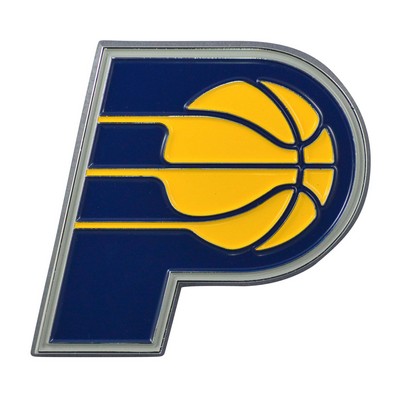 Fan Mats  LLC Indiana Pacers 3D Color Metal Emblem Blue