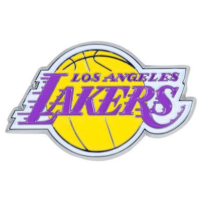 Fan Mats  LLC Los Angeles Lakers Color Emblem Purple