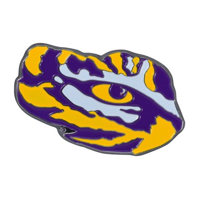 Fan Mats  LLC LSU Tigers 3D Color Metal Emblem Purple
