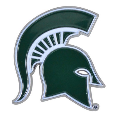 Fan Mats  LLC Michigan State Spartans Color Emblem Green