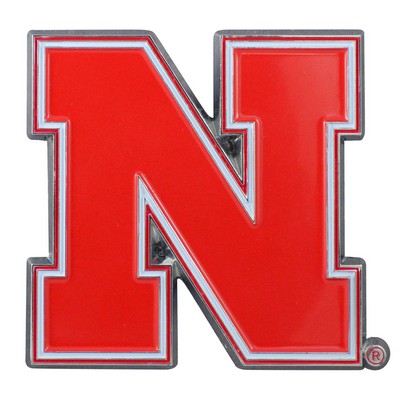Fan Mats  LLC Nebraska Cornhuskers Color Emblem Red