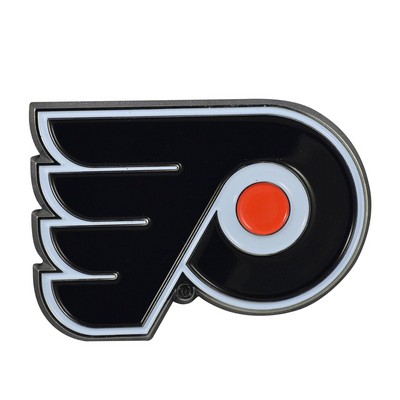 Fan Mats  LLC Philadelphia Flyers 3D Color Metal Emblem Black
