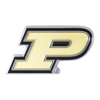 Fan Mats  LLC Purdue Boilermakers Color Emblem Black