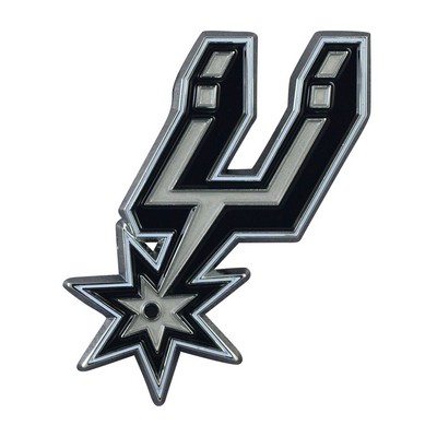Fan Mats  LLC San Antonio Spurs Color Emblem Black