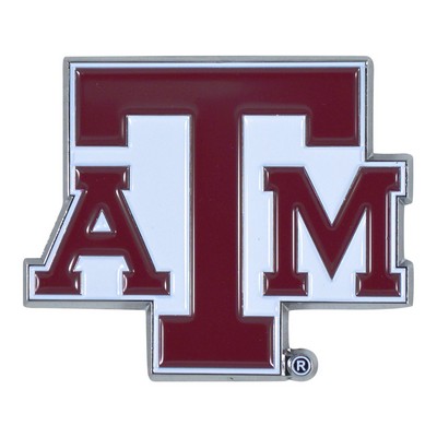Fan Mats  LLC Texas A&M Aggies 3D Color Metal Emblem Maroon