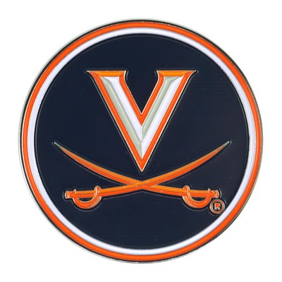 Fan Mats  LLC Virginia Cavaliers 3D Color Metal Emblem Navy