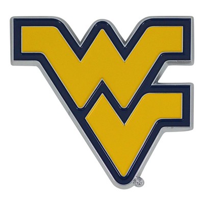 Fan Mats  LLC West Virginia Mountaineers Color Emblem Navy