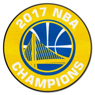 Fan Mats  LLC Golden State Warriors Basketball Mat Yellow