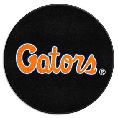 Fan Mats  LLC Florida Gators Hockey Puck Rug - 27in. Diameter Black