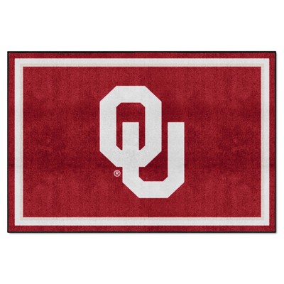 Fan Mats  LLC Oklahoma Sooners 5x8 Rug Crimson