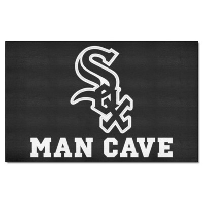 Fan Mats  LLC Chicago White Sox Ulti-Mat Man Cave Black