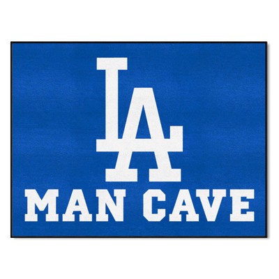 Fan Mats  LLC Los Angeles Dodgers All-Star Mat Man Cave Blue