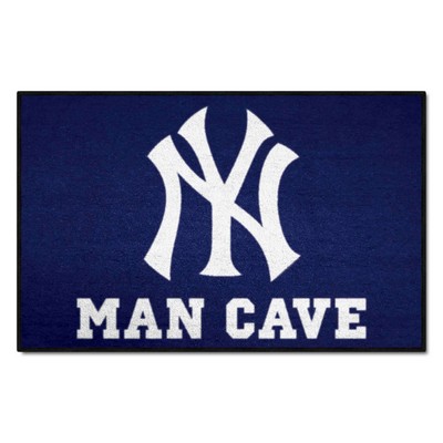 Fan Mats  LLC New York Yankees Starter Mat Man Cave Navy