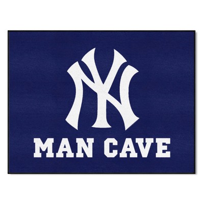 Fan Mats  LLC New York Yankees All-Star Mat Man Cave Navy
