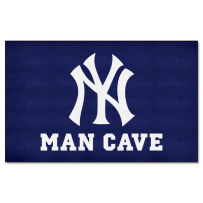 Fan Mats  LLC New York Yankees Man Cave Ulti-Mat Rug - 5ft. x 8ft. Navy
