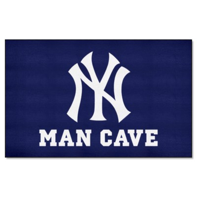 Fan Mats  LLC New York Yankees Ulti-Mat Man Cave Navy