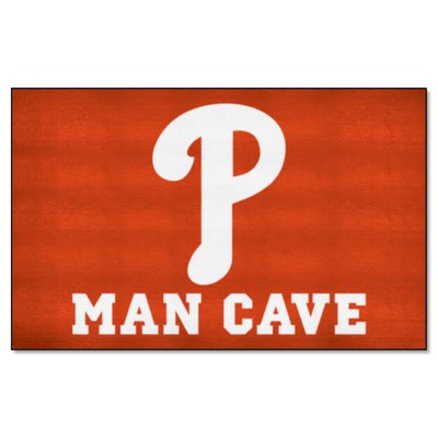 Fan Mats  LLC Philadelphia Phillies Man Cave Ulti-Mat Rug - 5ft. x 8ft. Red