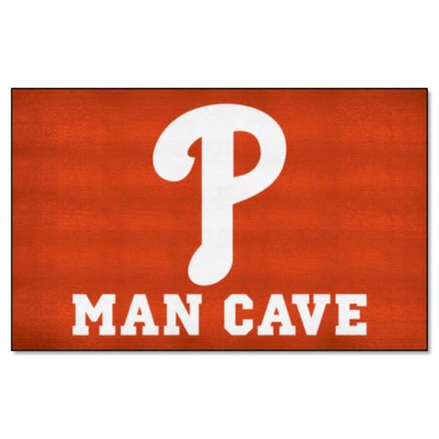 Fan Mats  LLC Philadelphia Phillies Ulti-Mat Man Cave Red