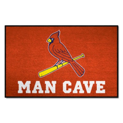 Fan Mats  LLC St. Louis Cardinals Starter Mat Man Cave Red