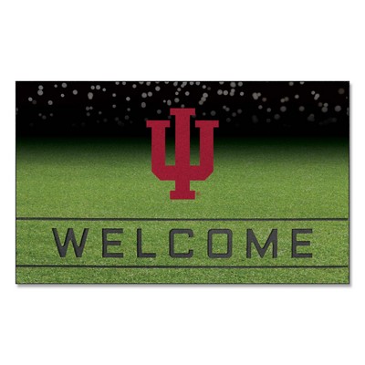 Fan Mats  LLC Indiana Hooisers Crumb Rubber Door Mat Crimson