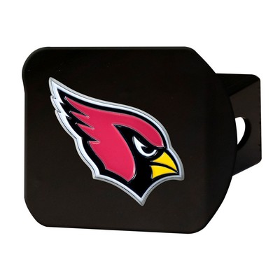 Fan Mats  LLC Arizona Cardinals Color Hitch Cover Black Red