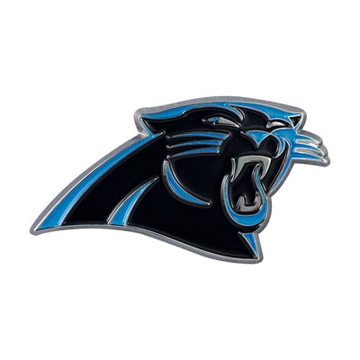 Fan Mats  LLC Carolina Panthers 3D Color Metal Emblem Blue