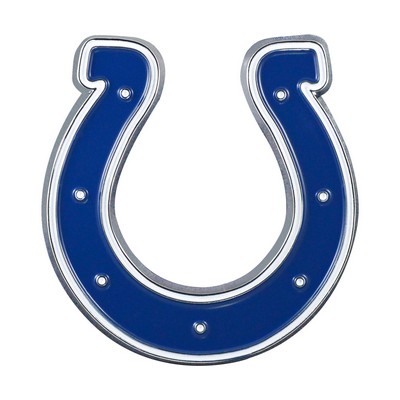 Fan Mats  LLC Indianapolis Colts 3D Color Metal Emblem Blue