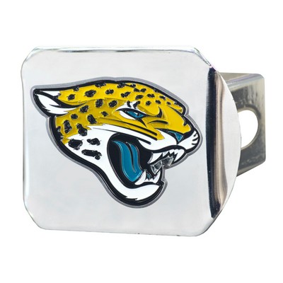 Fan Mats  LLC Jacksonville Jaguars Hitch Cover - 3D Color Emblem Teal