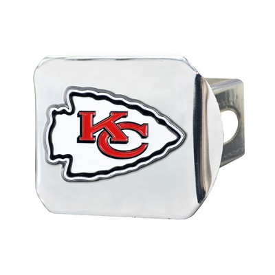 Fan Mats  LLC Kansas City Chiefs Hitch Cover - 3D Color Emblem Red