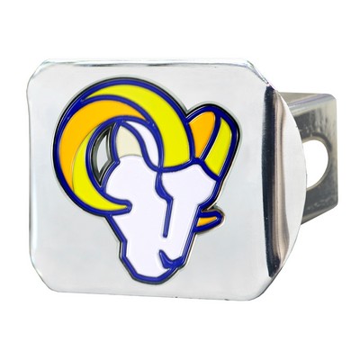 Fan Mats  LLC Los Angeles Rams Hitch Cover - 3D Color Emblem Yellow