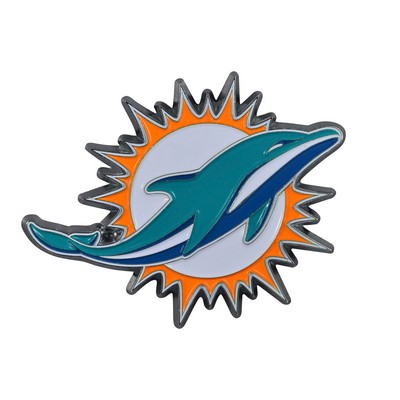 Fan Mats  LLC Miami Dolphins Color Emblem Aqua