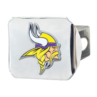 Fan Mats  LLC Minnesota Vikings Hitch Cover - 3D Color Emblem Yellow