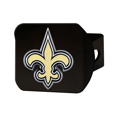 Fan Mats  LLC New Orleans Saints Color Hitch Cover Black Gold