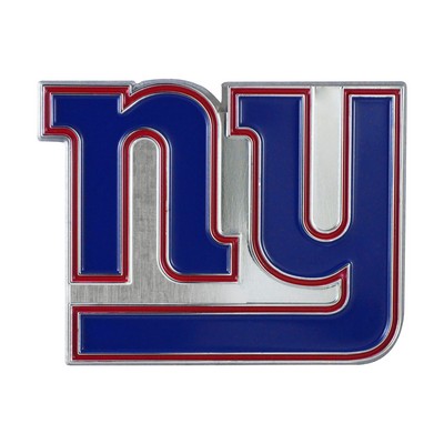 Fan Mats  LLC New York Giants 3D Color Metal Emblem Dark Blue