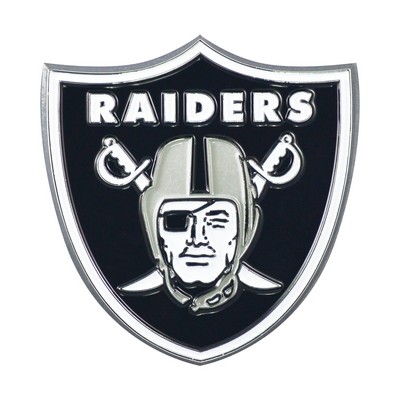 Fan Mats  LLC Las Vegas Raiders Color Emblem Black
