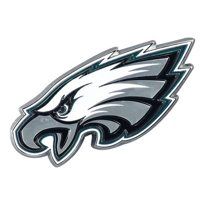 Fan Mats  LLC Philadelphia Eagles 3D Color Metal Emblem Green