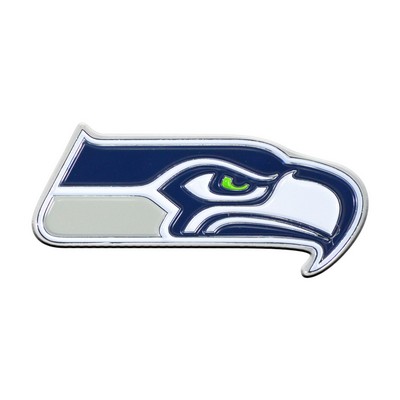 Fan Mats  LLC Seattle Seahawks 3D Color Metal Emblem Blue