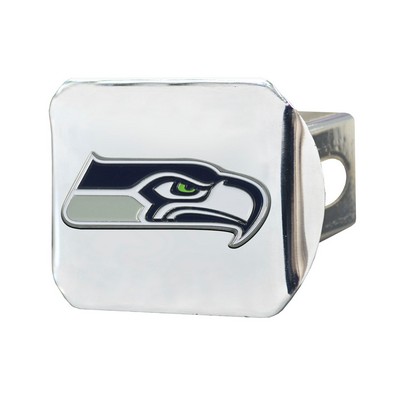 Fan Mats  LLC Seattle Seahawks Hitch Cover - 3D Color Emblem Blue