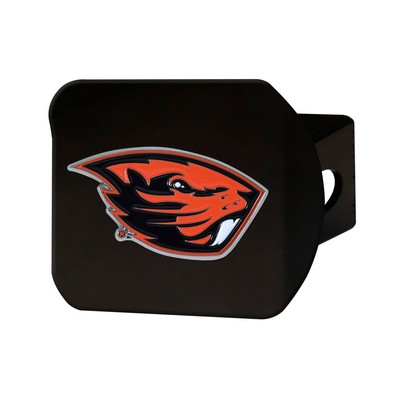 Fan Mats  LLC Oregon State Beavers Color Hitch Cover Black Black