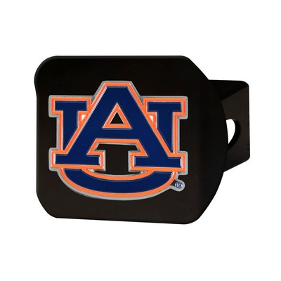 Fan Mats  LLC Auburn Tigers Color Hitch Cover Black Navy