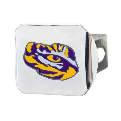 Fan Mats  LLC LSU Tigers Hitch Cover - 3D Color Emblem Chrome