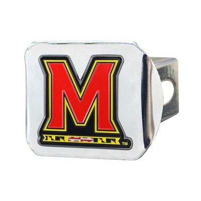 Fan Mats  LLC Maryland Terrapins Hitch Cover - 3D Color Emblem Chrome
