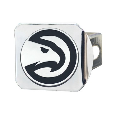 Fan Mats  LLC Atlanta Hawks Hitch Cover Chrome Chrome