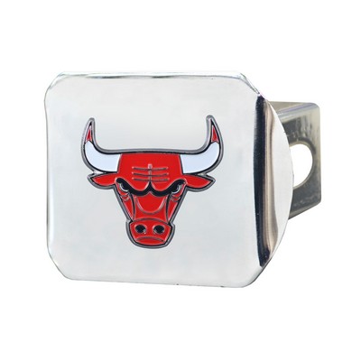Fan Mats  LLC Chicago Bulls Hitch Cover - 3D Color Emblem Chrome
