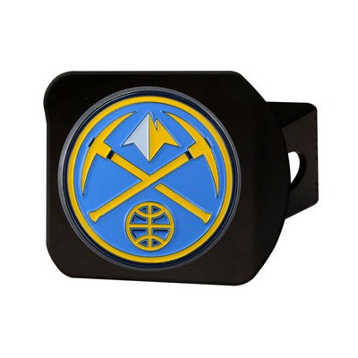 Fan Mats  LLC Denver Nuggets Color Hitch Cover Black Navy