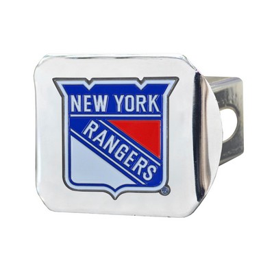 Fan Mats  LLC New York Rangers Hitch Cover - 3D Color Emblem Chrome