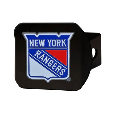 Fan Mats  LLC New York Rangers Color Hitch Cover Black Blue