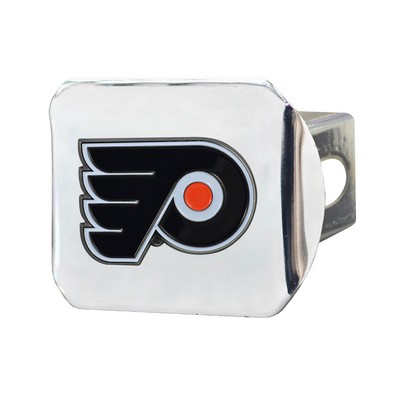 Fan Mats  LLC Philadelphia Flyers Hitch Cover - 3D Color Emblem Chrome
