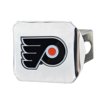Fan Mats  LLC Philadelphia Flyers Color Hitch Cover Chrome Chrome