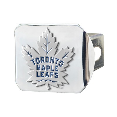 Fan Mats  LLC Toronto Maple Leafs Hitch Cover - 3D Color Emblem Chrome